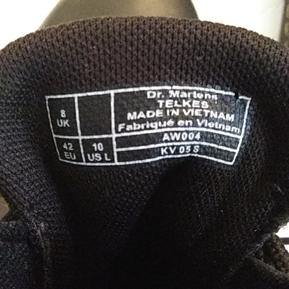 Dr. Martens Black Combat Moto Boots - Picture 11 of 13